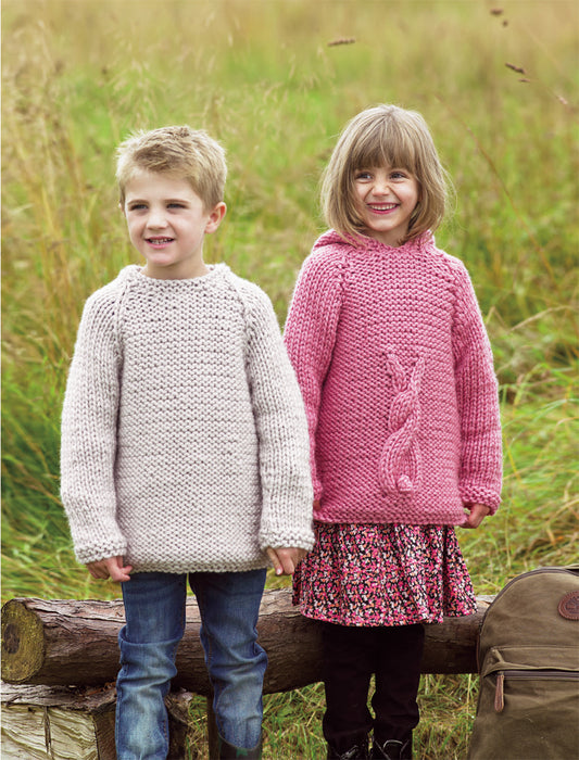 JB777 kids Knitting Jumper Pattern - James C Brett