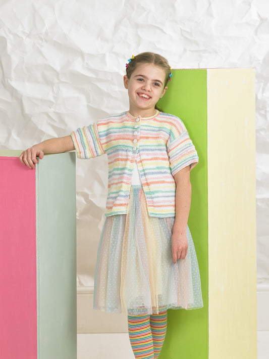 JB824 kids Knitting cardigan Pattern - James C Brett
