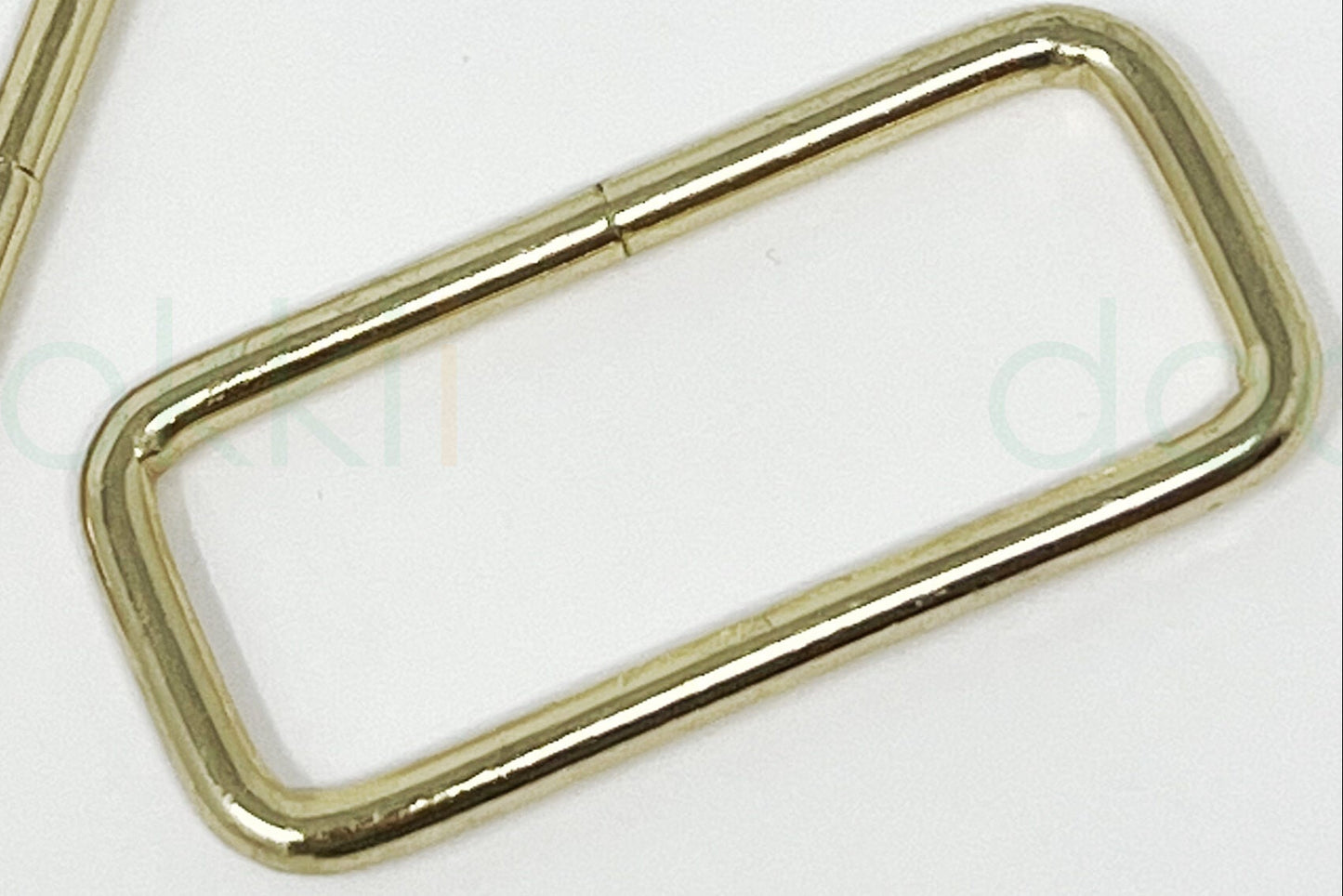 50mm metal connector – bright brass