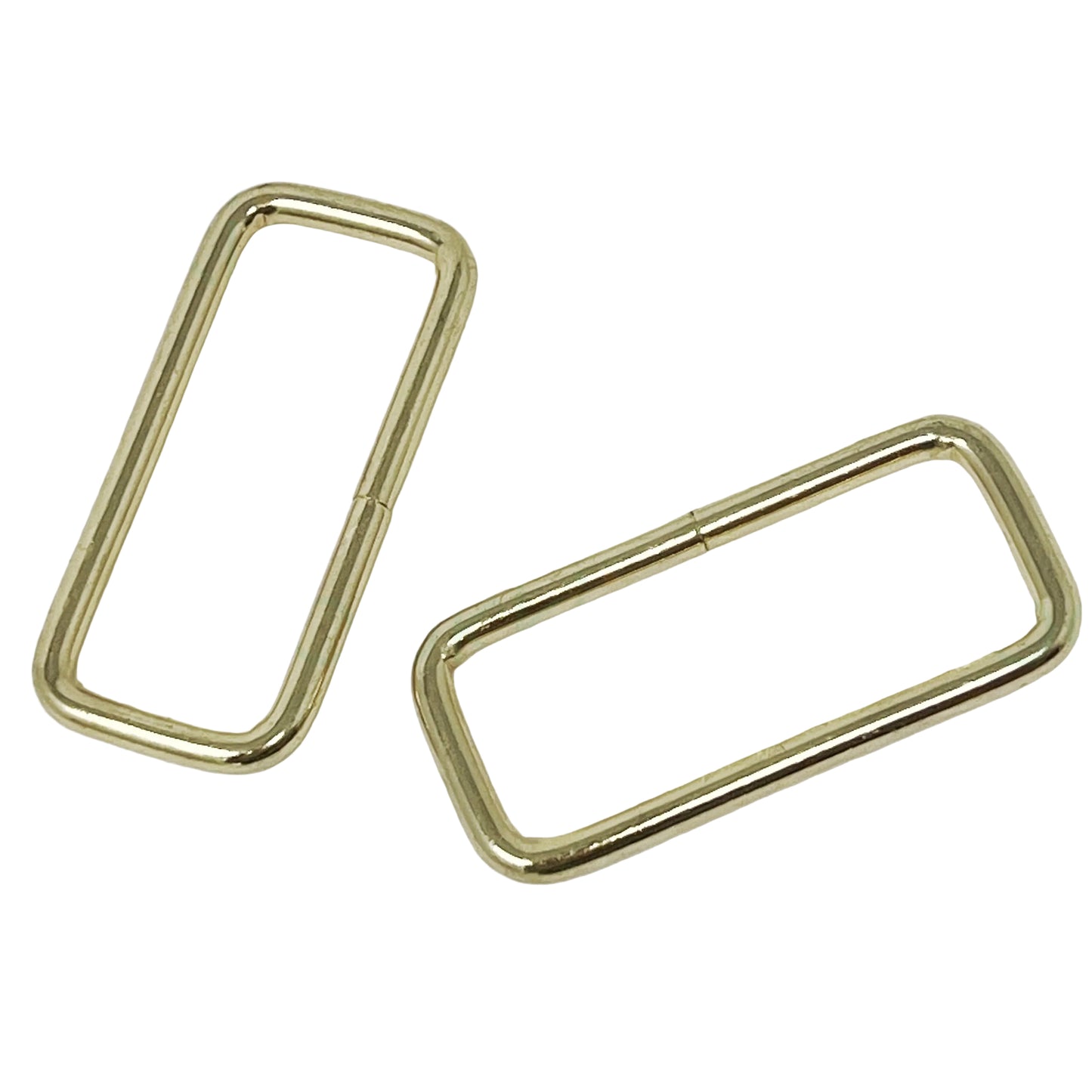 50mm metal connector – bright brass