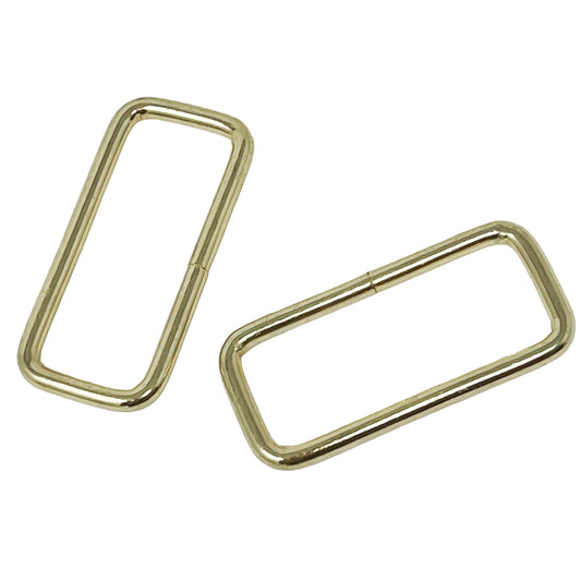 50mm metal connector – bright brass
