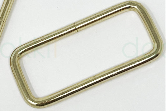 50mm metal connector – bright brass