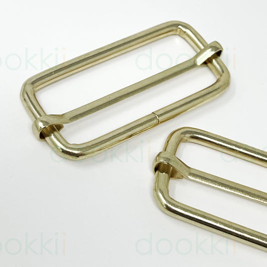 50mm metal slider – bright brass,