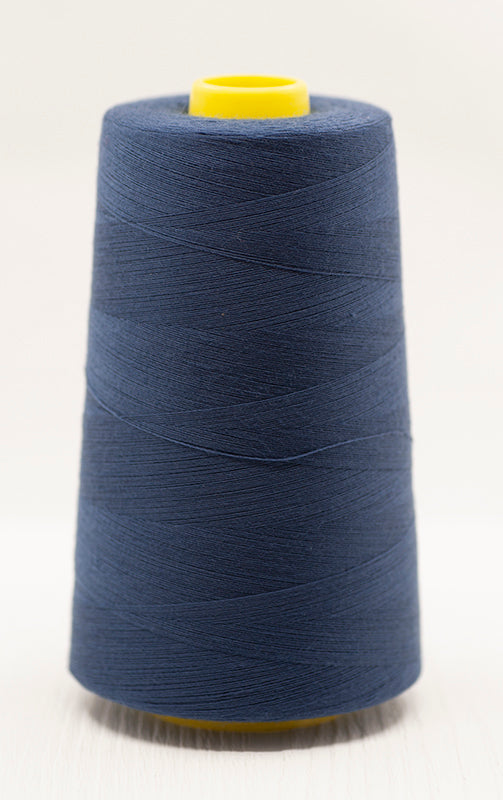 Navy - 5000m cones, polyester thread