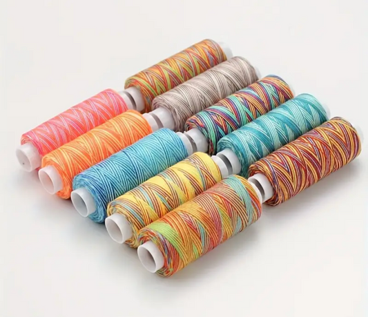 10 pack rainbow thread