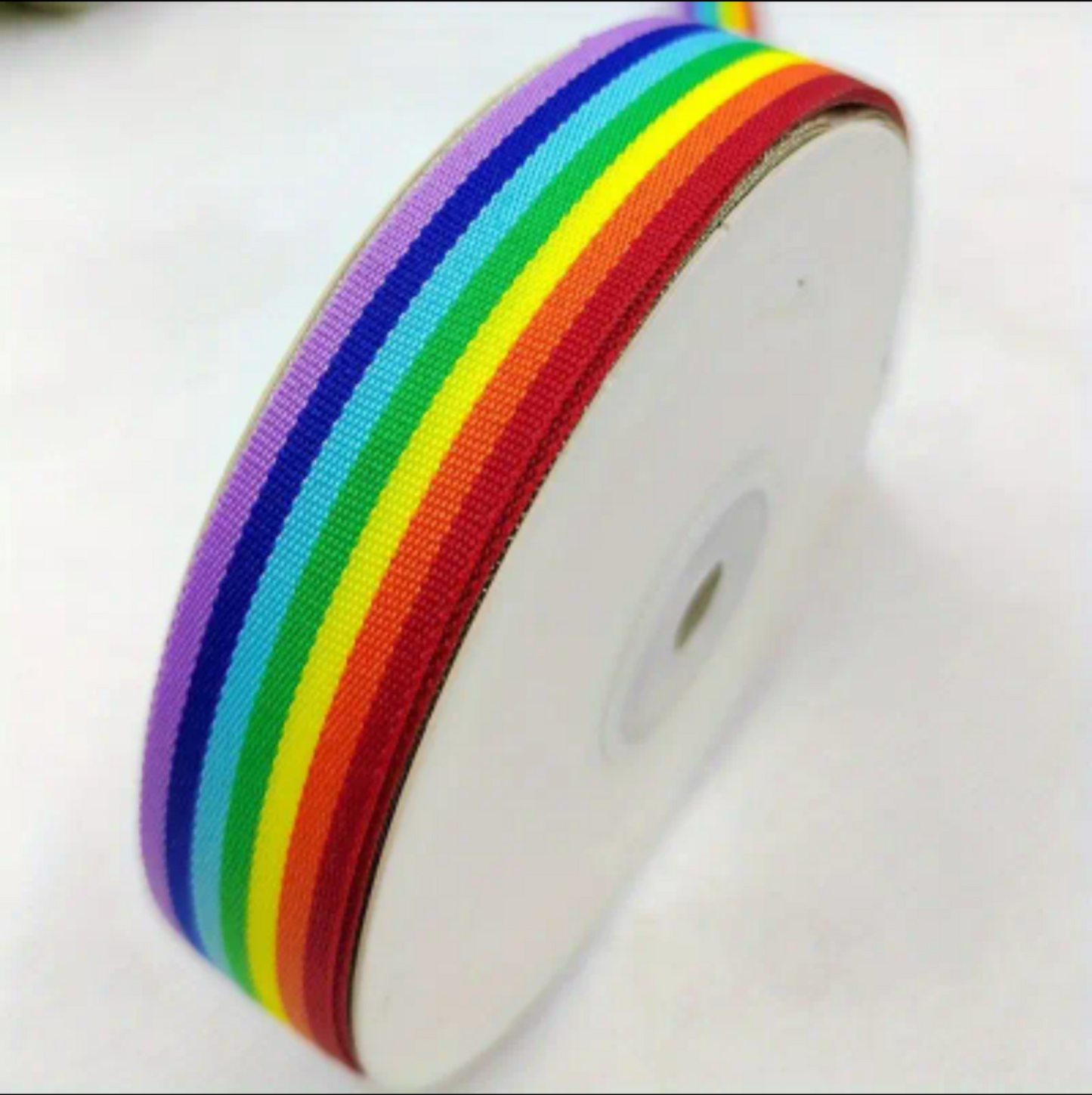 2cm rainbow webbing/ribbon