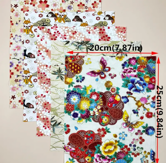 5pcs 7.87*9.84in(20*25cm) Fabric