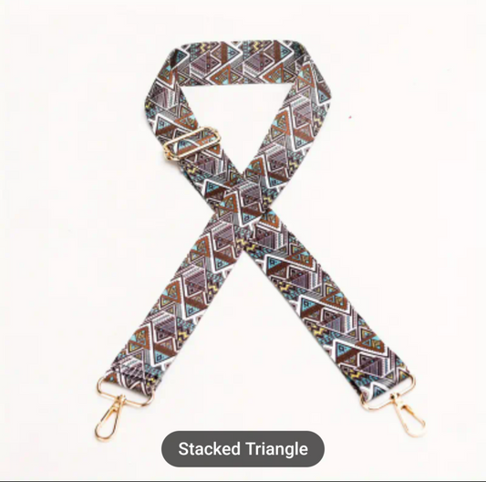 Stacked Triangles Bag Strap