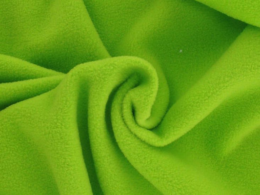 Lime Polar Fleece plain
