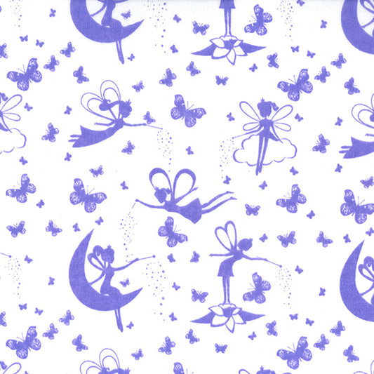 Purple fairy polycotton