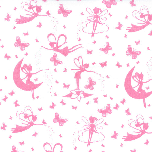 Pink fairy polycotton