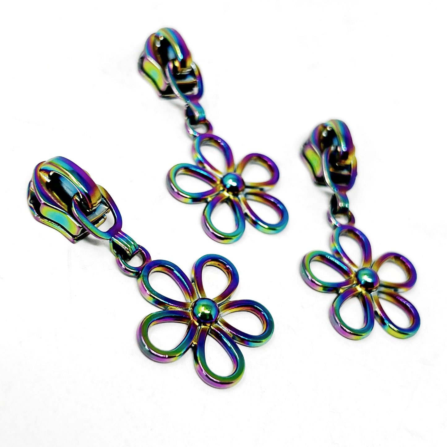 Rainbow Flower #5 Zip Slider