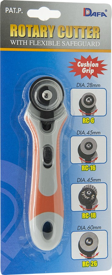 Dafa 28mm Rotary Cutter with Cushion Grip Handle