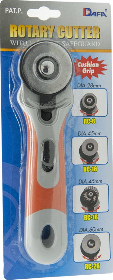 Dafa 45mm Rotary Cutter with Cushion Grip Handle