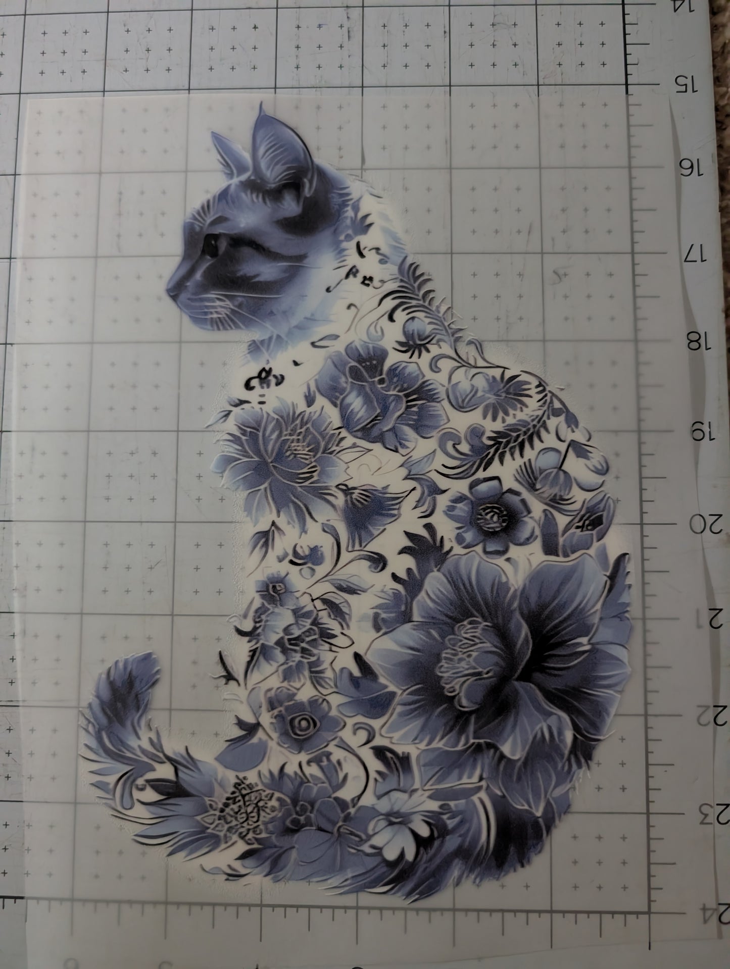 Iron on transfer - Cat 6" x 9"