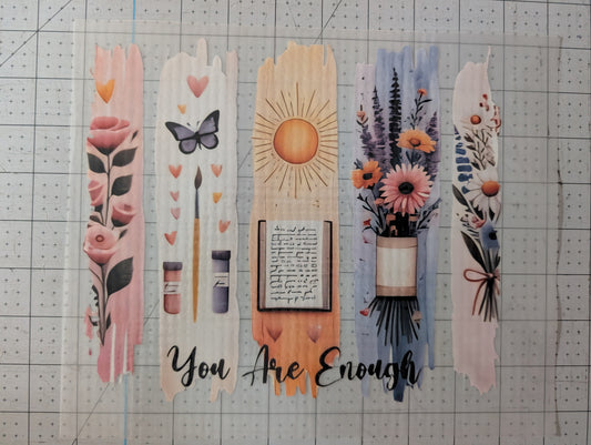 Iron on transfer - book, enough strips 8" x 9"