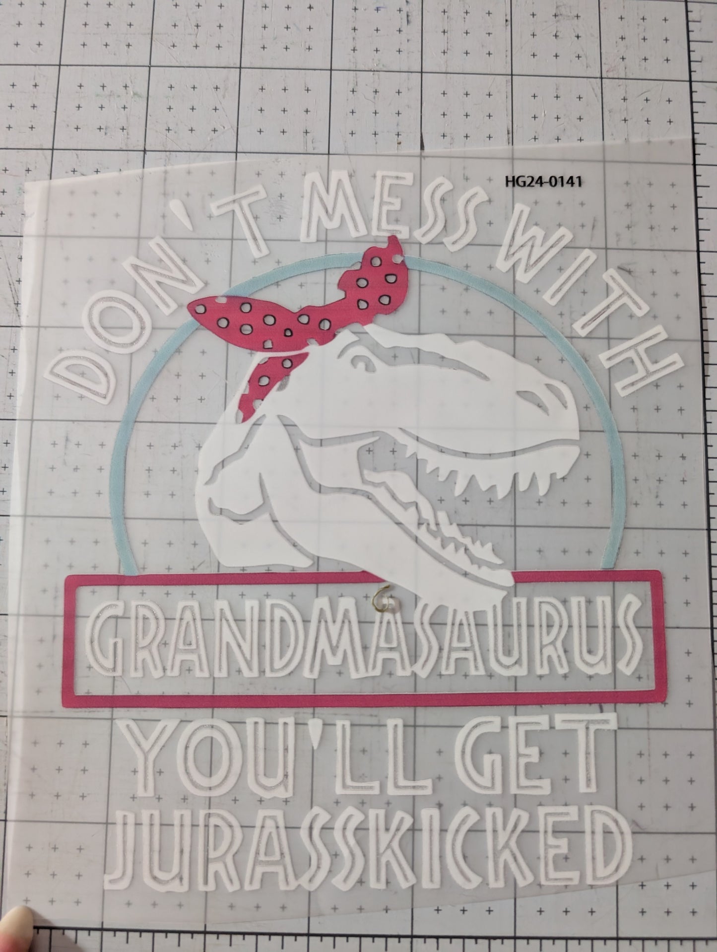 Iron on transfer - Grandma 7" x 7.5"