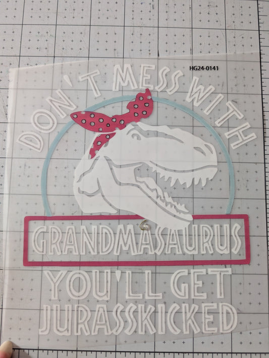 Iron on transfer - Grandma 7" x 7.5"