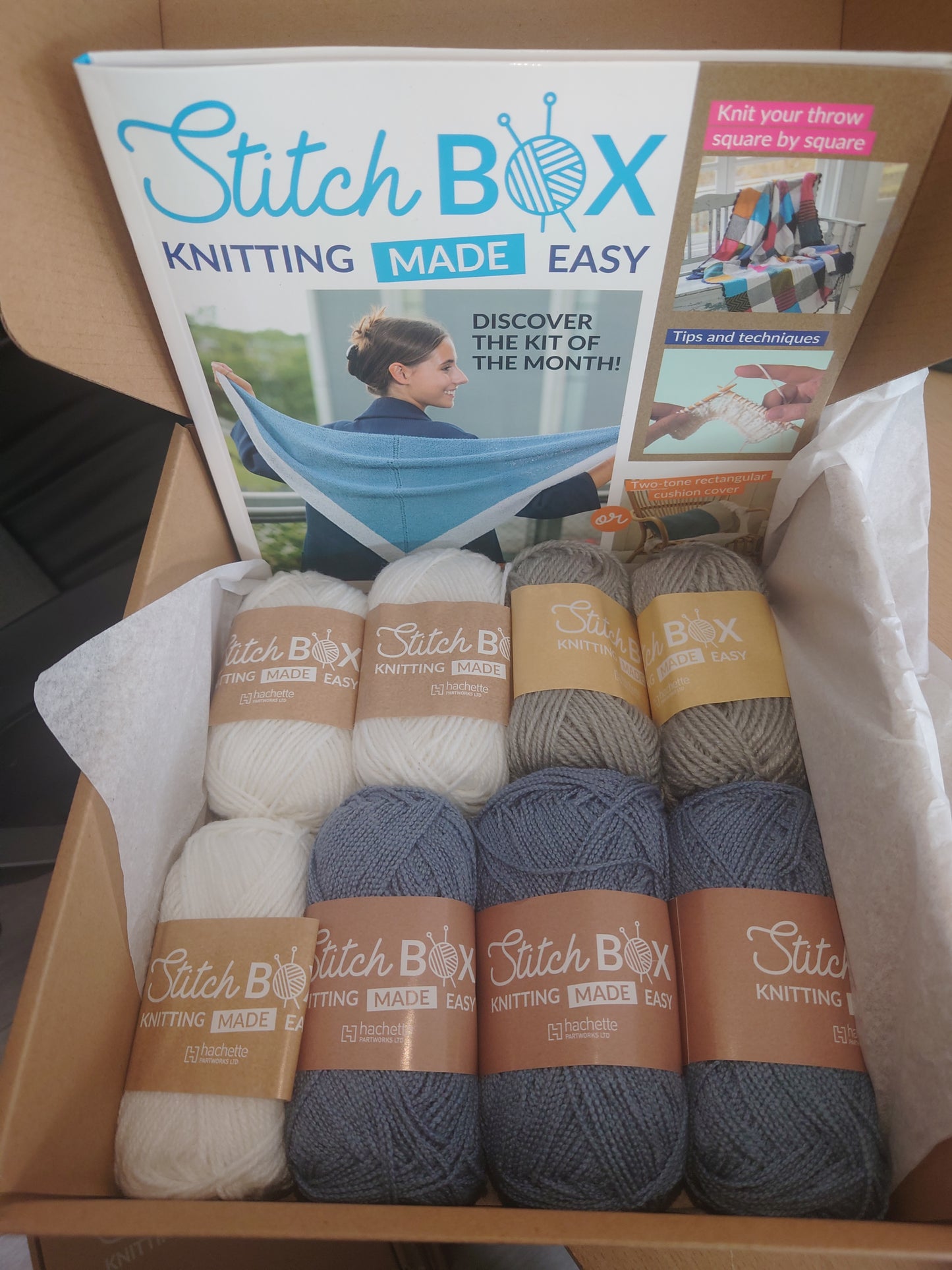 Stitch box, yarn & pattern booklet, box 4