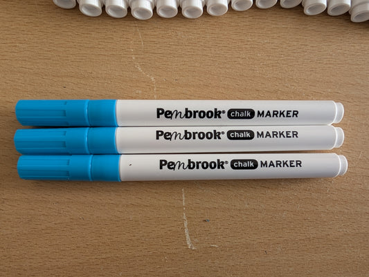 Blue Chalk Pen