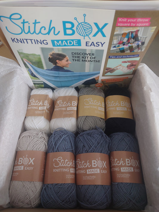 Stitch box, yarn & pattern booklet, box 8