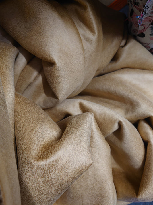 Sherpa Backed Suede - Hazel