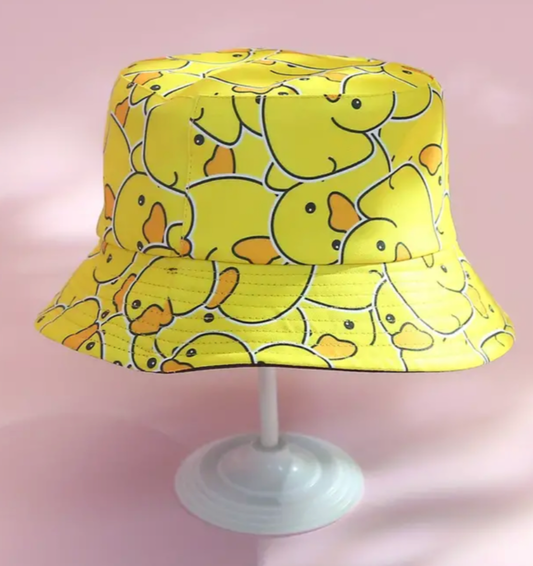 Yellow Rubber Ducks Bucket Hat