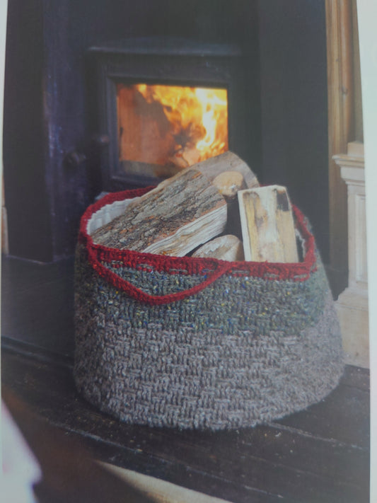 Free Crochet Tweed Basket