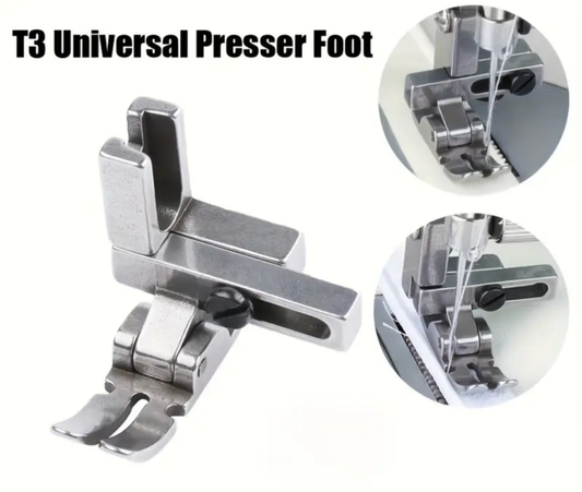 Industrial/HD9 T3 universal Zip Presser foot