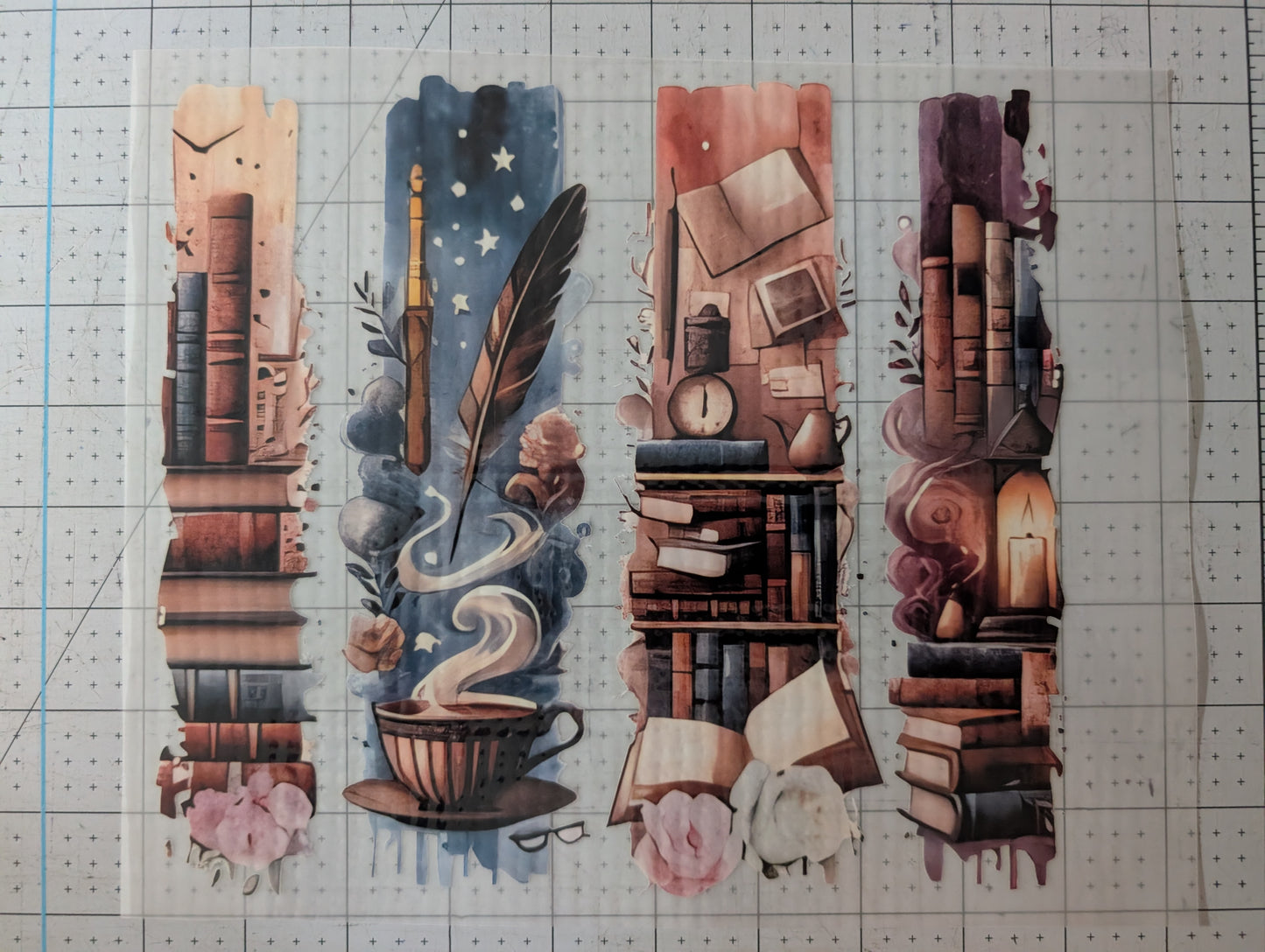 Iron on transfer - book strips 8.5" x 9"