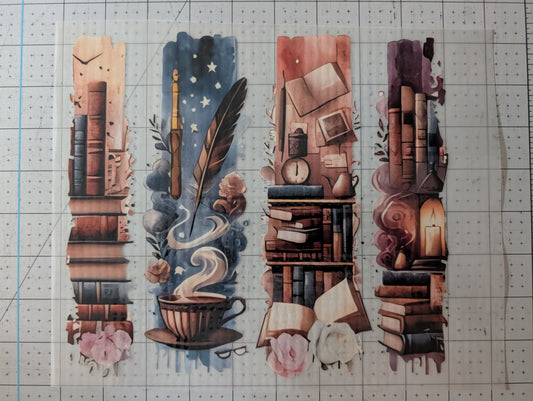 Iron on transfer - book strips 8.5" x 9"