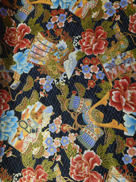 Japanese Nutex Floral 100% cotton