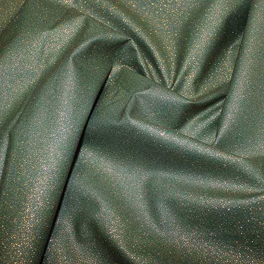 Green Glitter Cotton