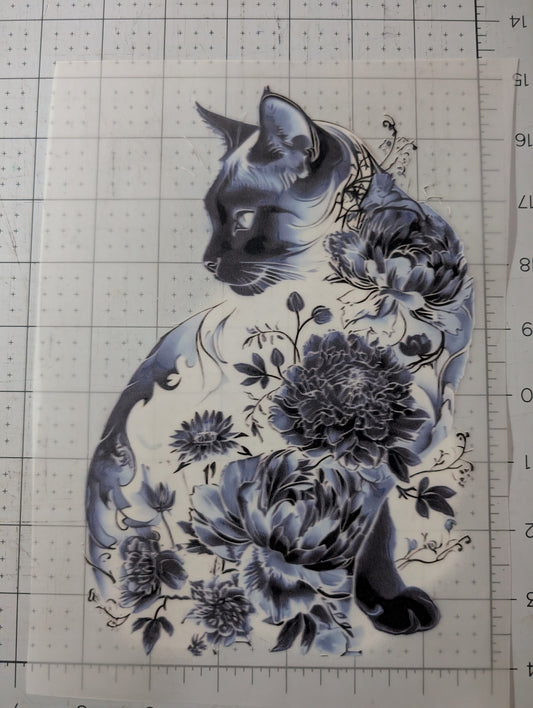 Iron on transfer - Cat 6" x 9"