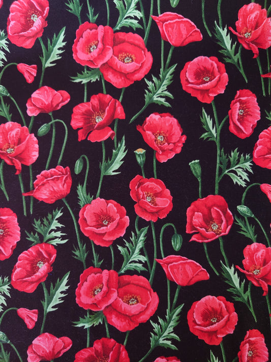 Nutex Poppies 100% cotton