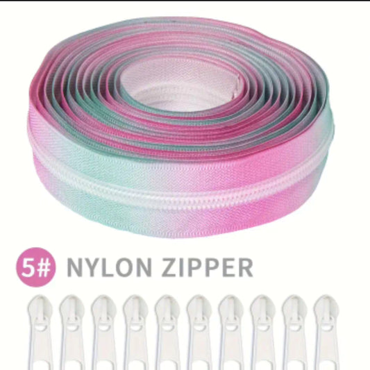 Pink/blue gradient Zipper Tape kit