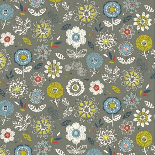 ENCHANTED GARDEN Nutex 100% cotton