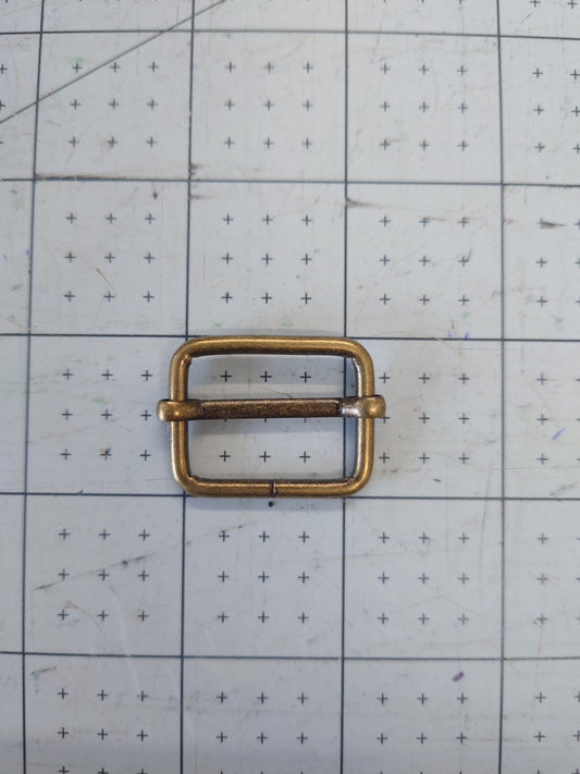 25mm Antique brass rectangle slider