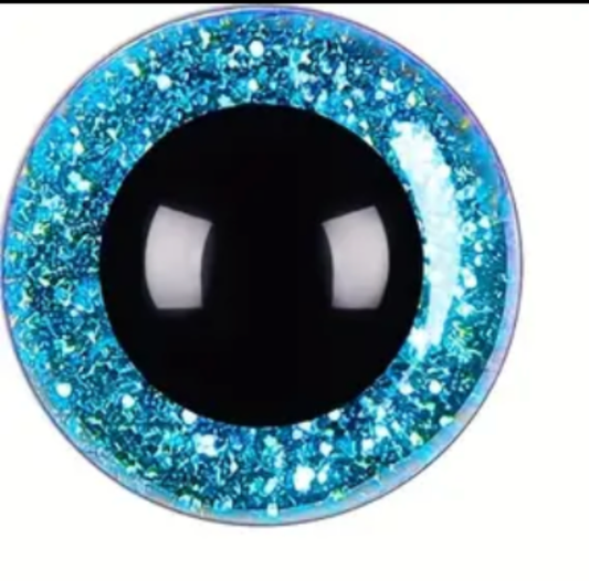 30mm blue toy eyes x 1 pair