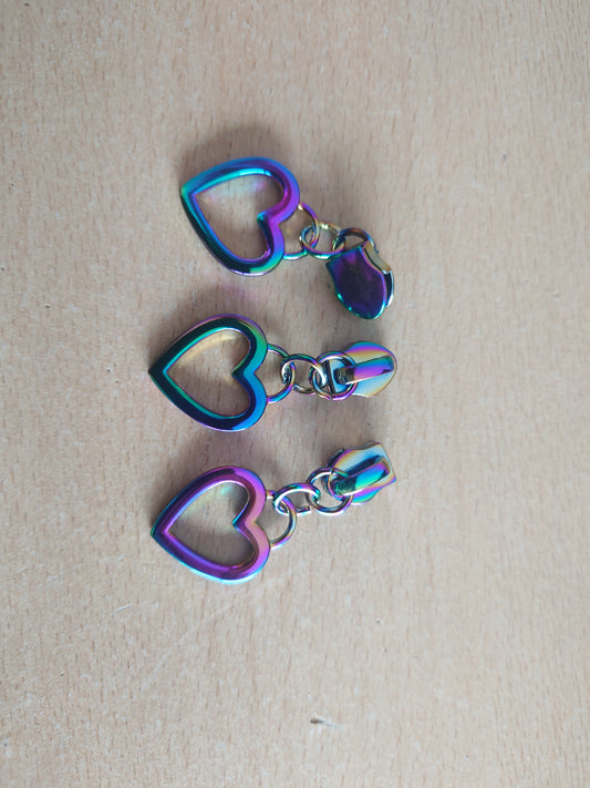 Rainbow Heart #5 Zip Slider