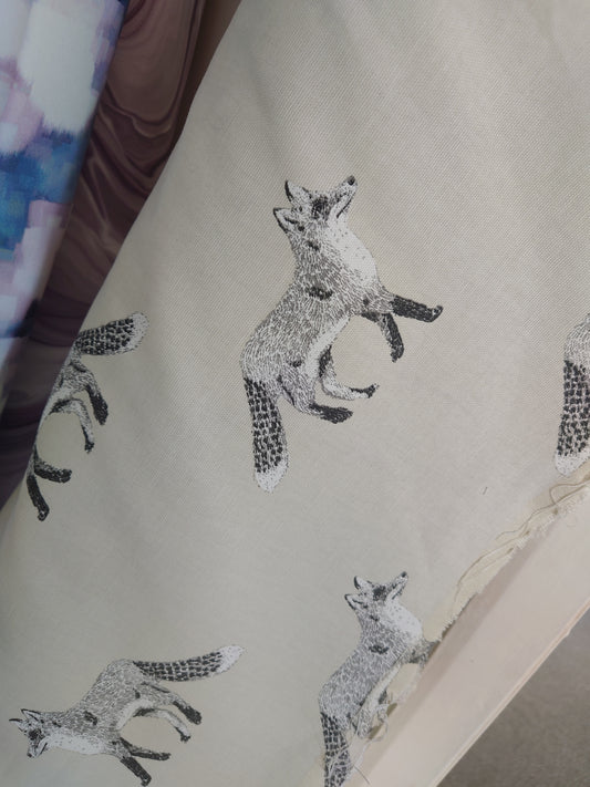 100% cotton Foxes