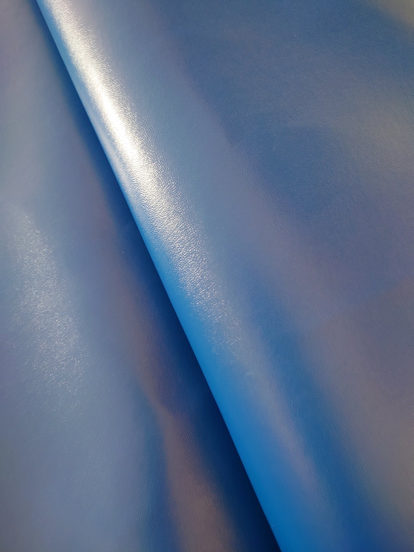 Blue Leatherette/ Vinyl