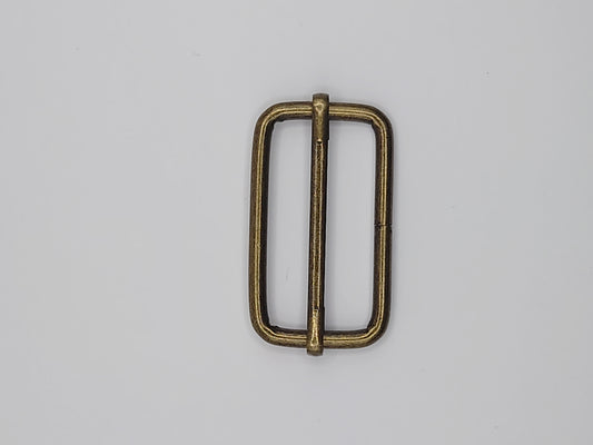 38mm Rectangle Slider - Antique Brass