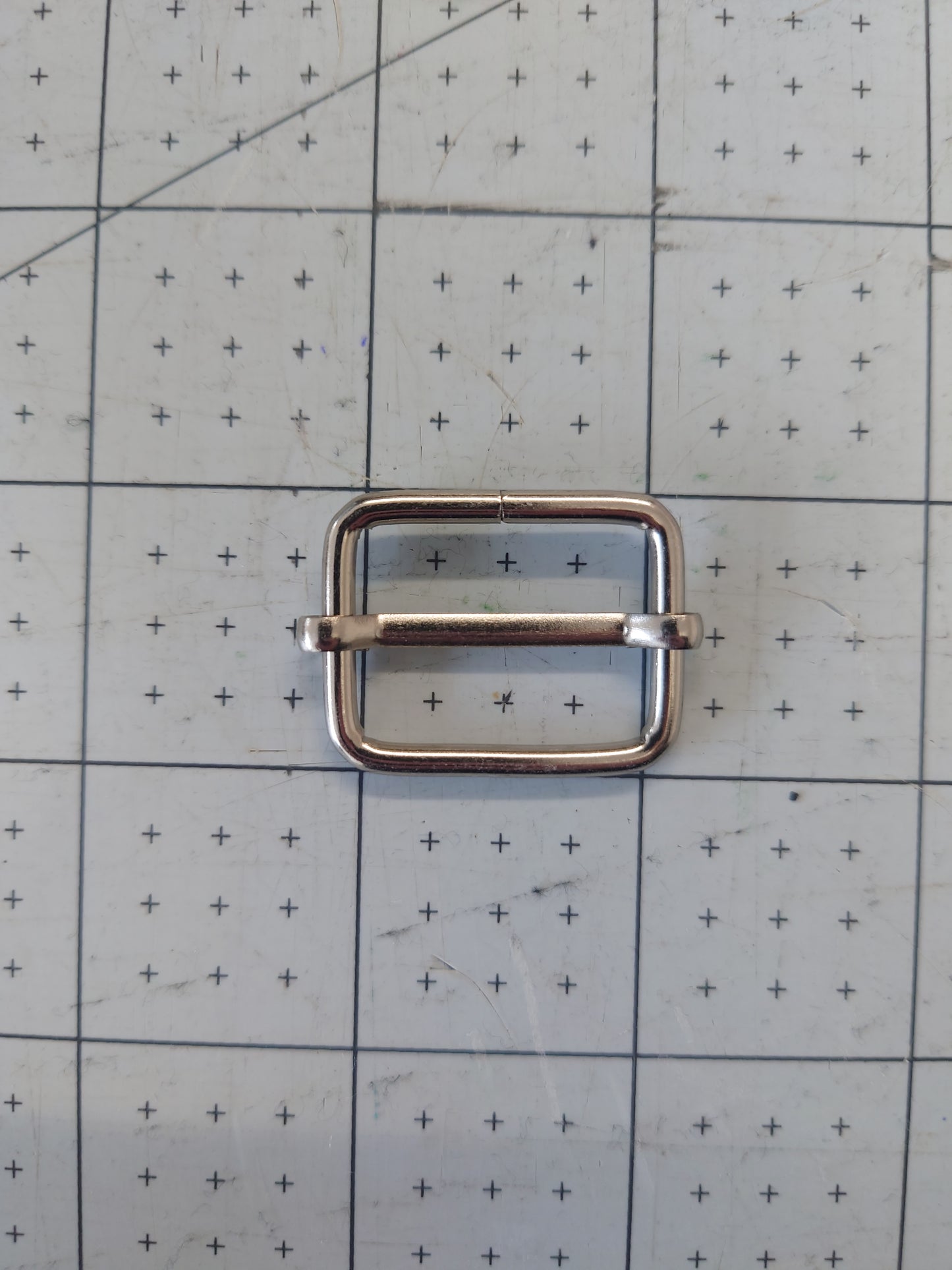 25mm Silver rectangle slider