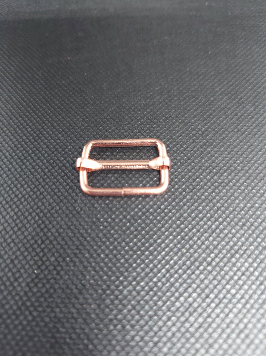 25mm Rose Gold rectangle slider
