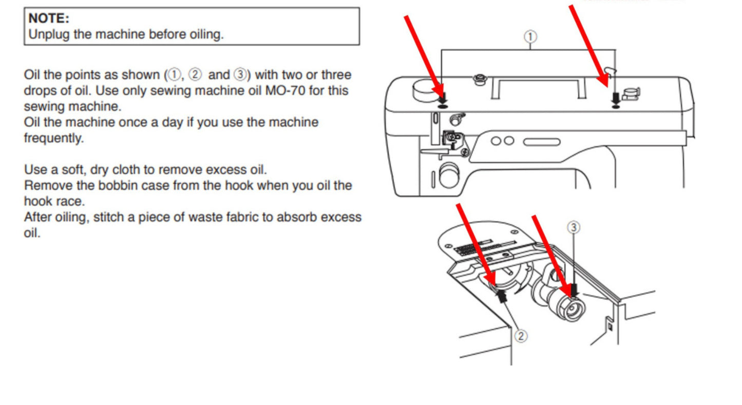 HD9/MB4/1600P Sewing Machine Oil