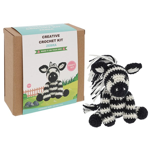 Zebra crochet kit