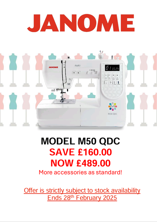 Janome M50 QDC Computerised Sewing Machine