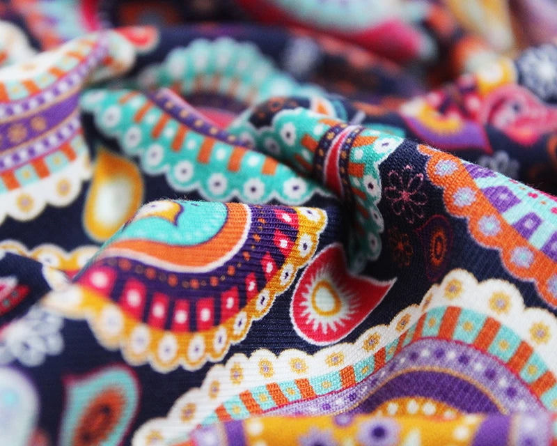 Bold Paisley Digital Cotton Jersey