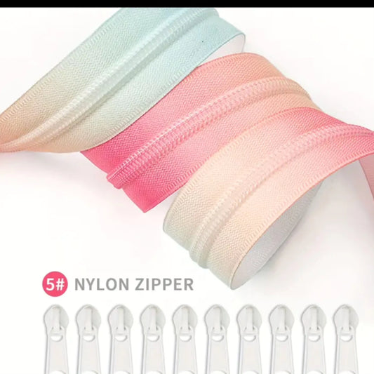 (Copy) Pink/green gradient Zipper Tape kit